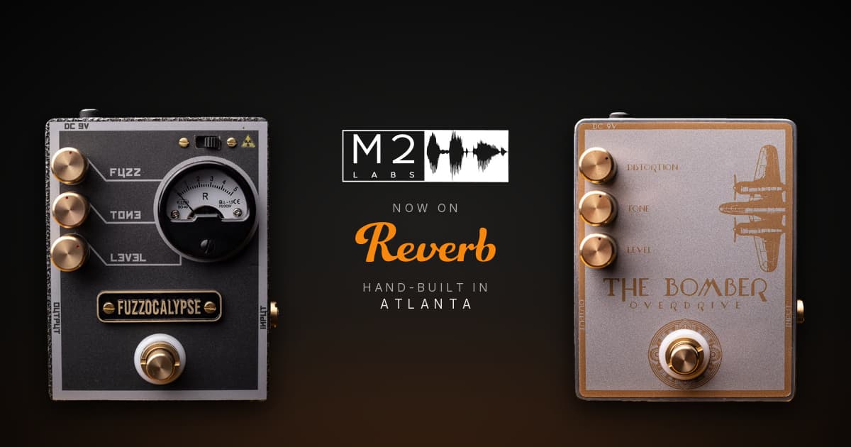 The Bomber Overdrive and the Fuzzocalypse are now on Reverb